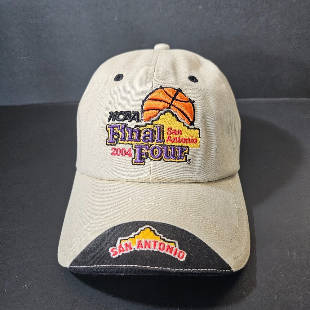 Vtg NCAA Final Four San Antonio Basketball Hat Adjustable Back